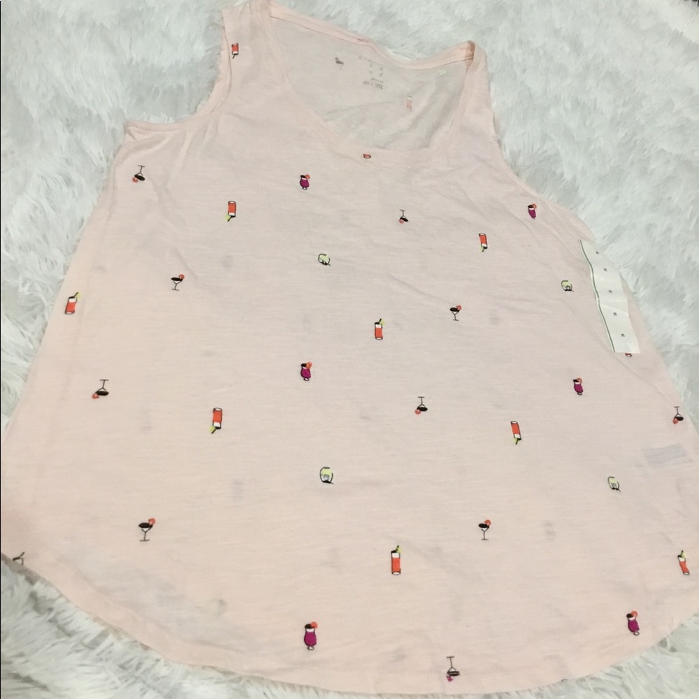 NWT A New Day “Drink” Tank Top - Picture 2 of 2